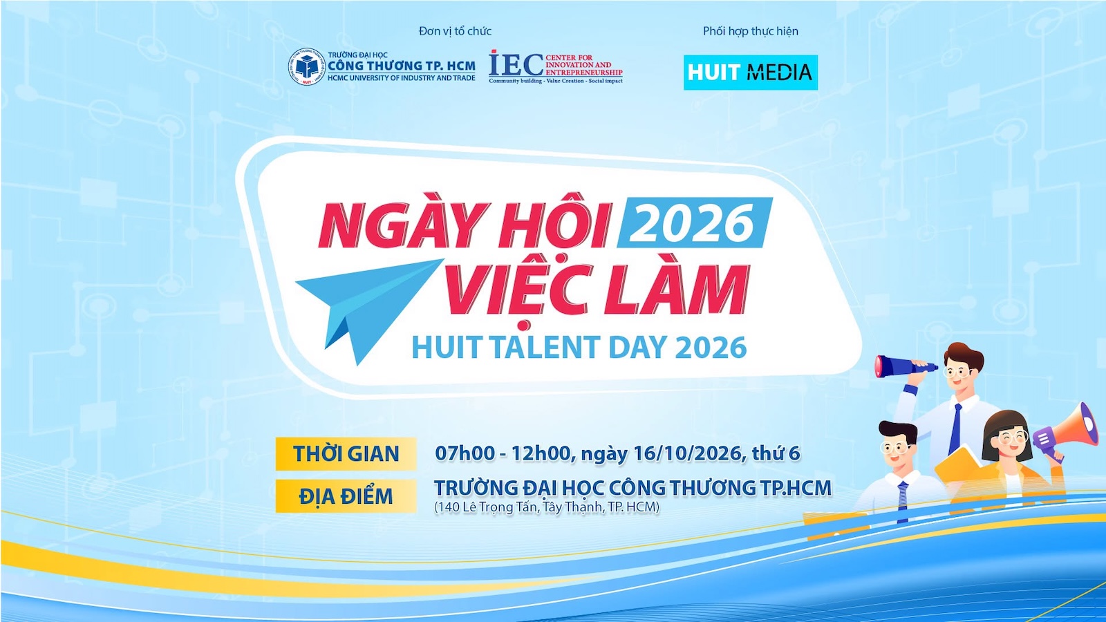 HUIT Talent Day 2026 – Ngày hội việc làm kết nối Doanh nghiệp & Sinh viên đã chính thức trở lại