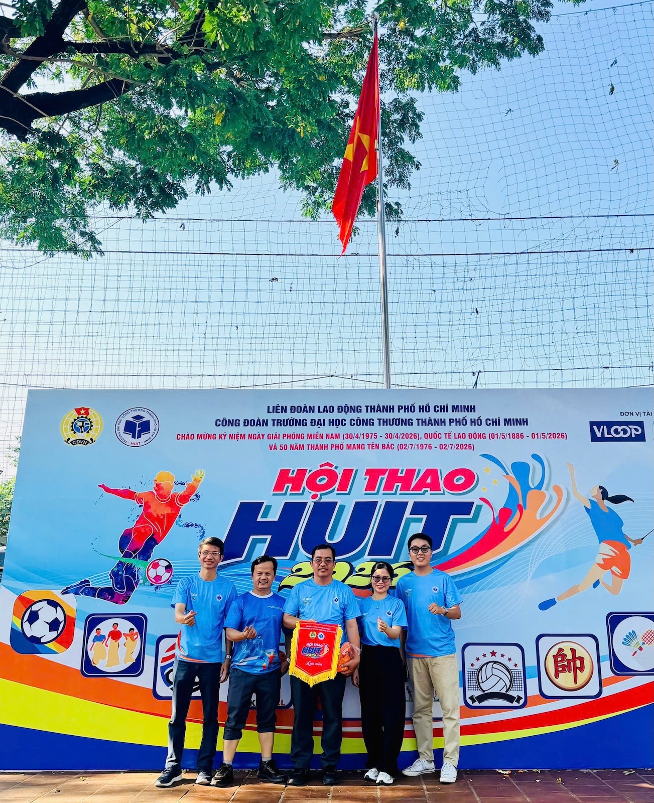 Lễ khai mạc Hội thao Công đoàn HUIT 2026: Khoa Kinh tế và Quản lý công nghiệp ngày đầu ra quân